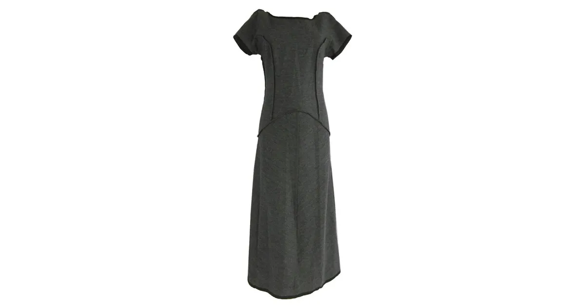 Vestido largo de Comme des Garcons Gris 