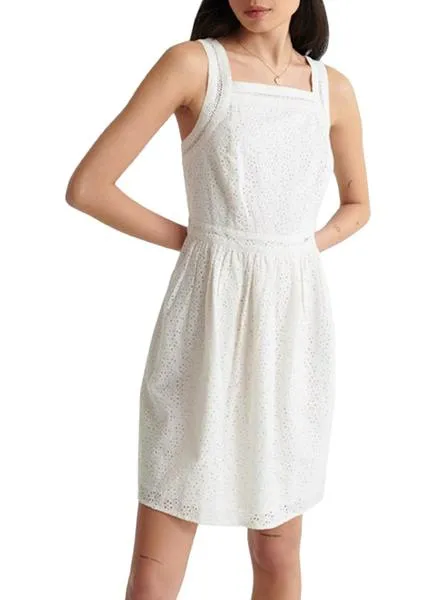 Vestido Superdry Blaire Blanco para Mujer