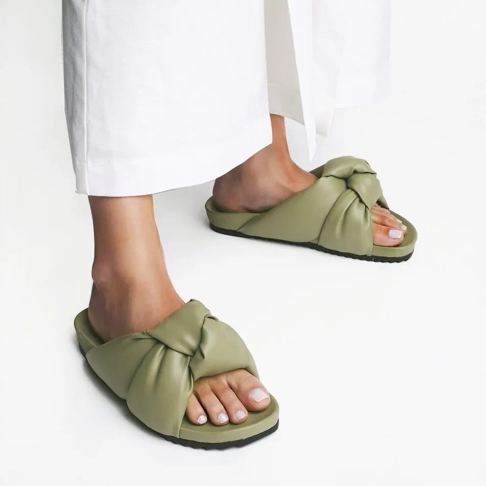 Vinci Shoes Sandalias Cereza Aguacate