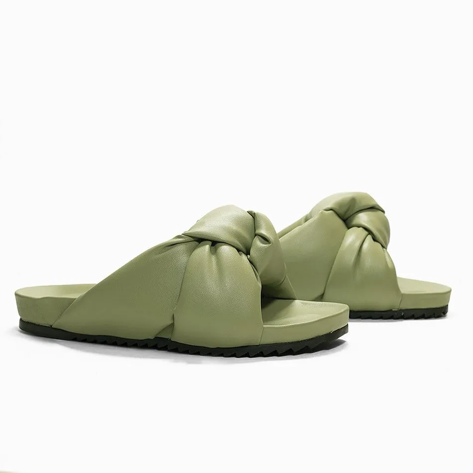 Vinci Shoes Sandalias Cereza Aguacate