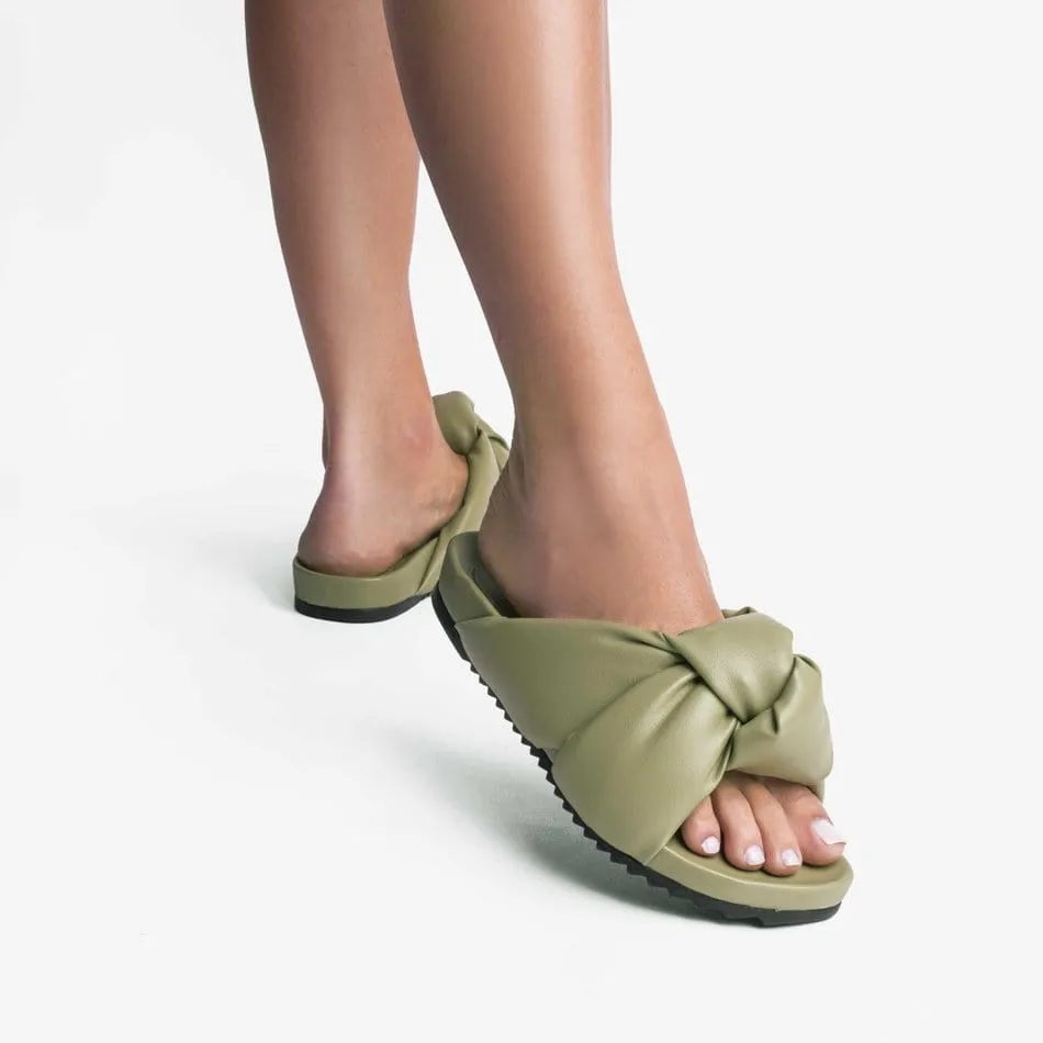 Vinci Shoes Sandalias Cereza Aguacate