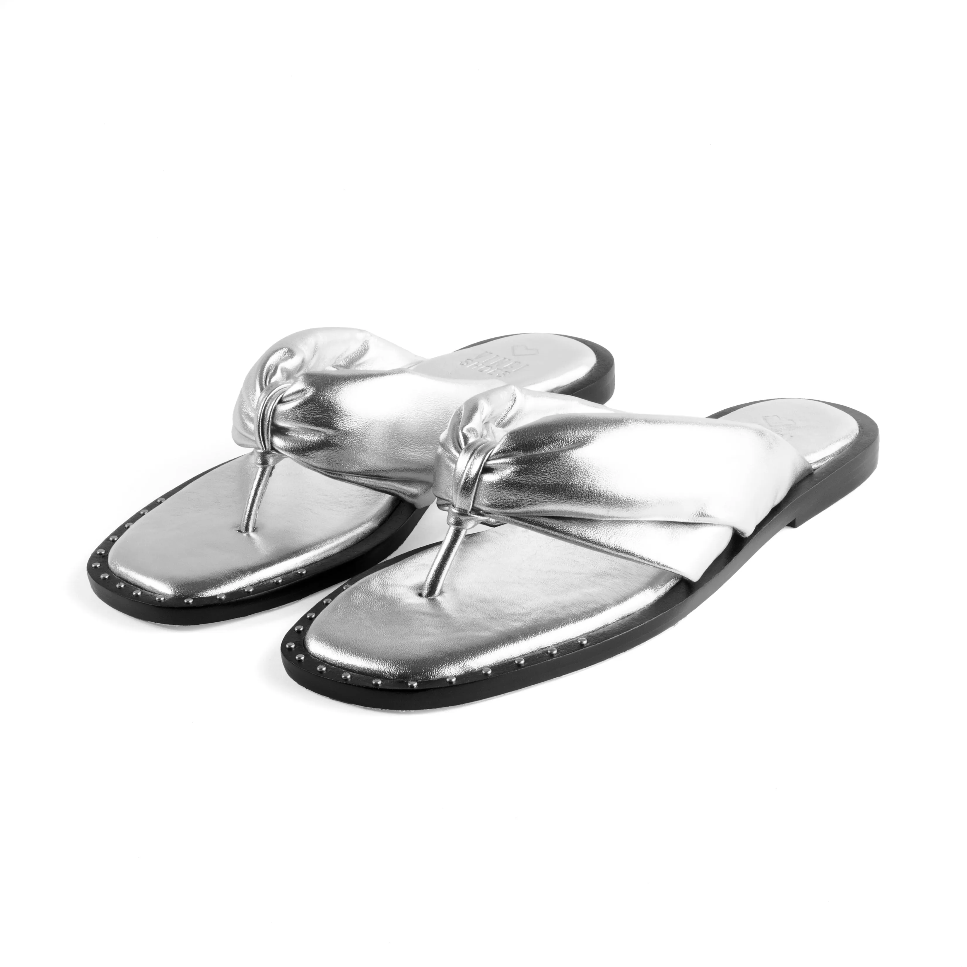 Vinci Shoes Sandalias Lima Plata