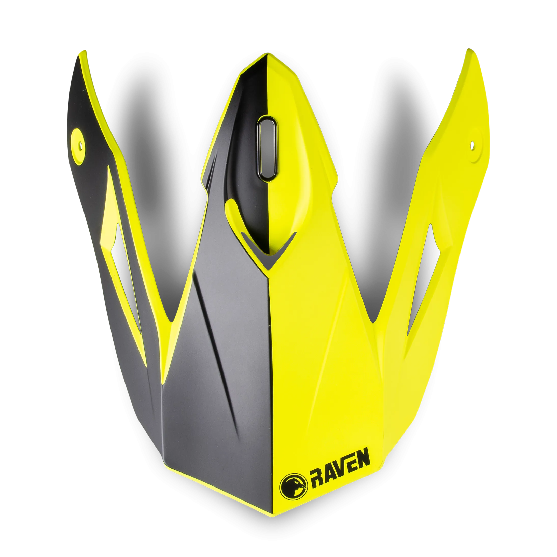 VISERA DE CASCO RAVEN AIRBORNE SPLIT NEGROAMARILLO