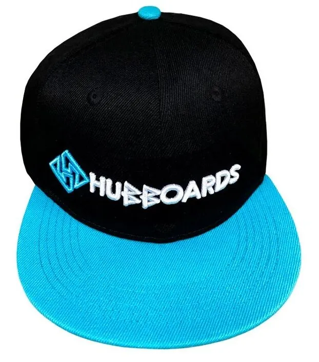 Visera Hubboards Name Black Blue White
