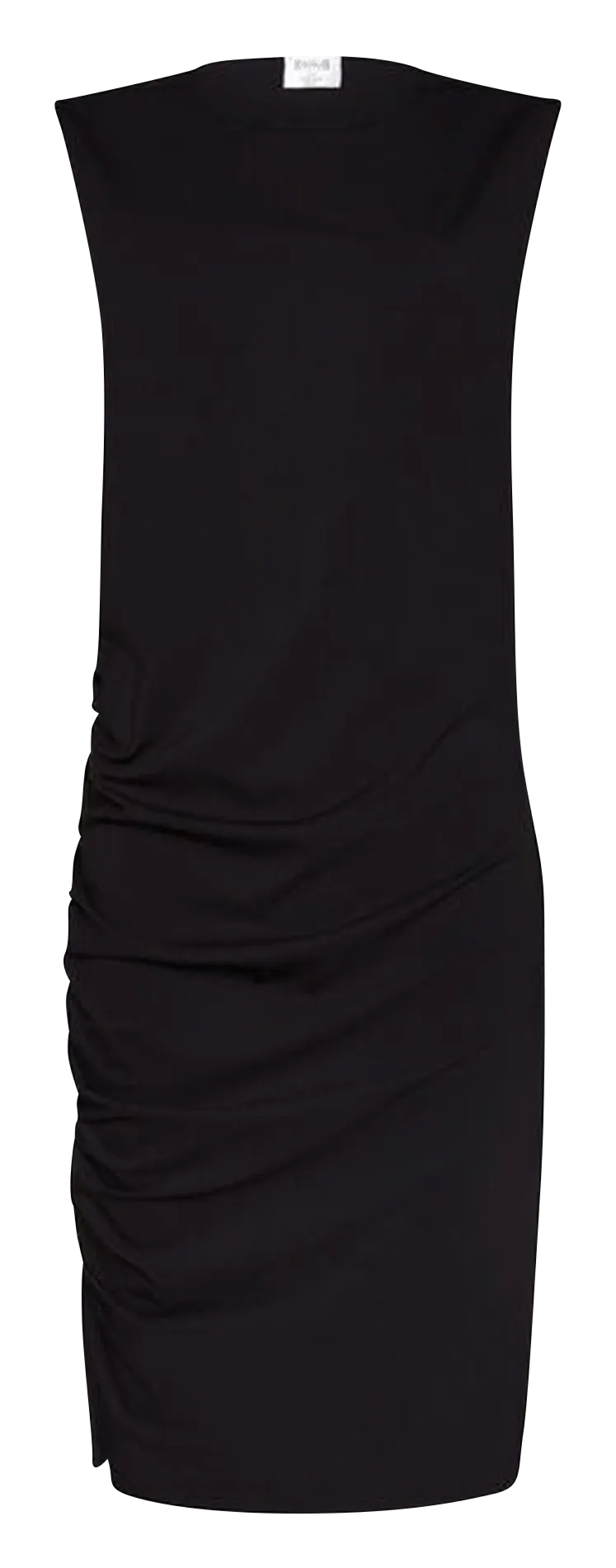 WOLFORD Vestido corto con cuello redondo en negro