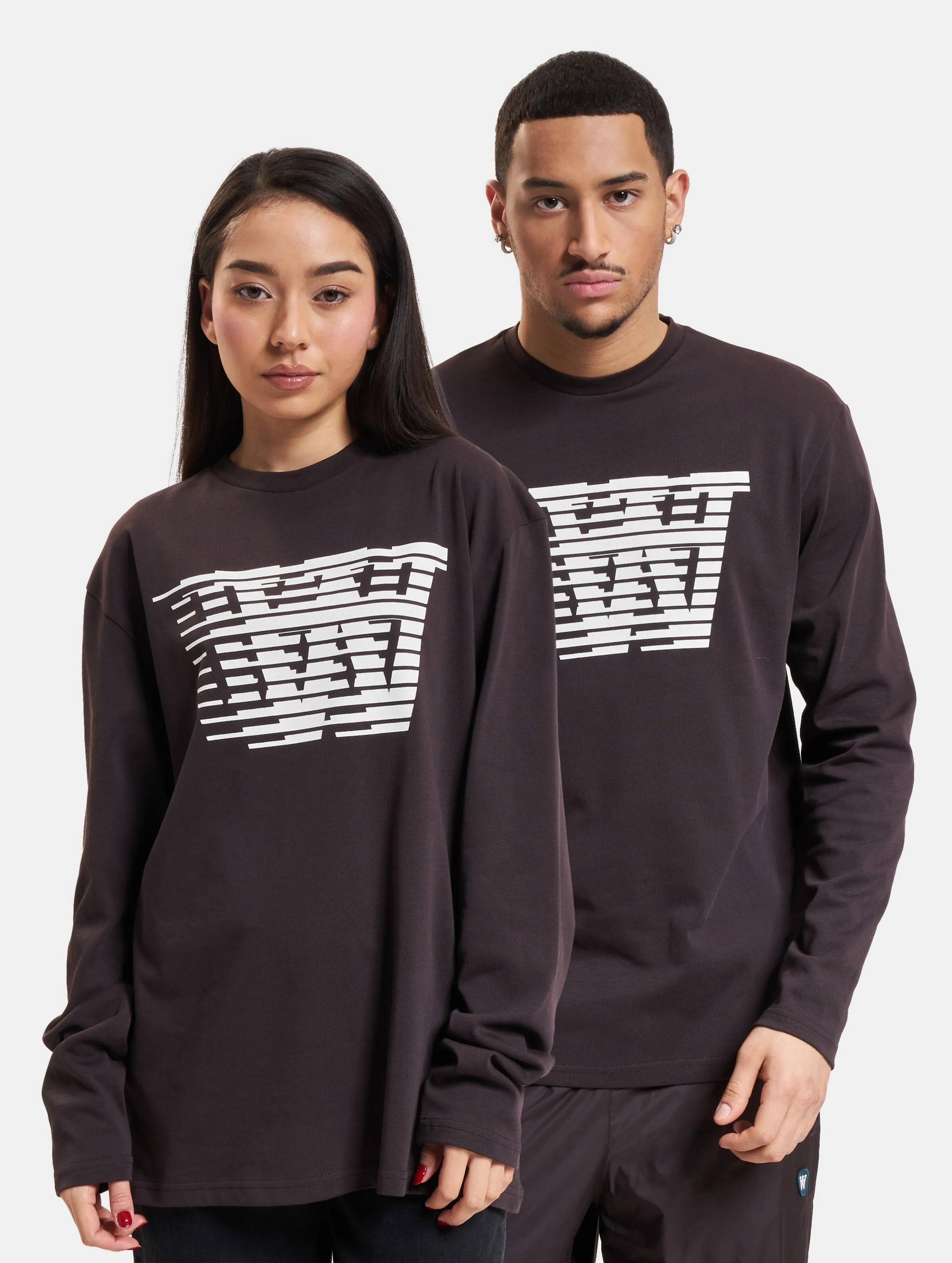 Wood Wood Wood Wood Mel Big Print Longsleeve Gots
