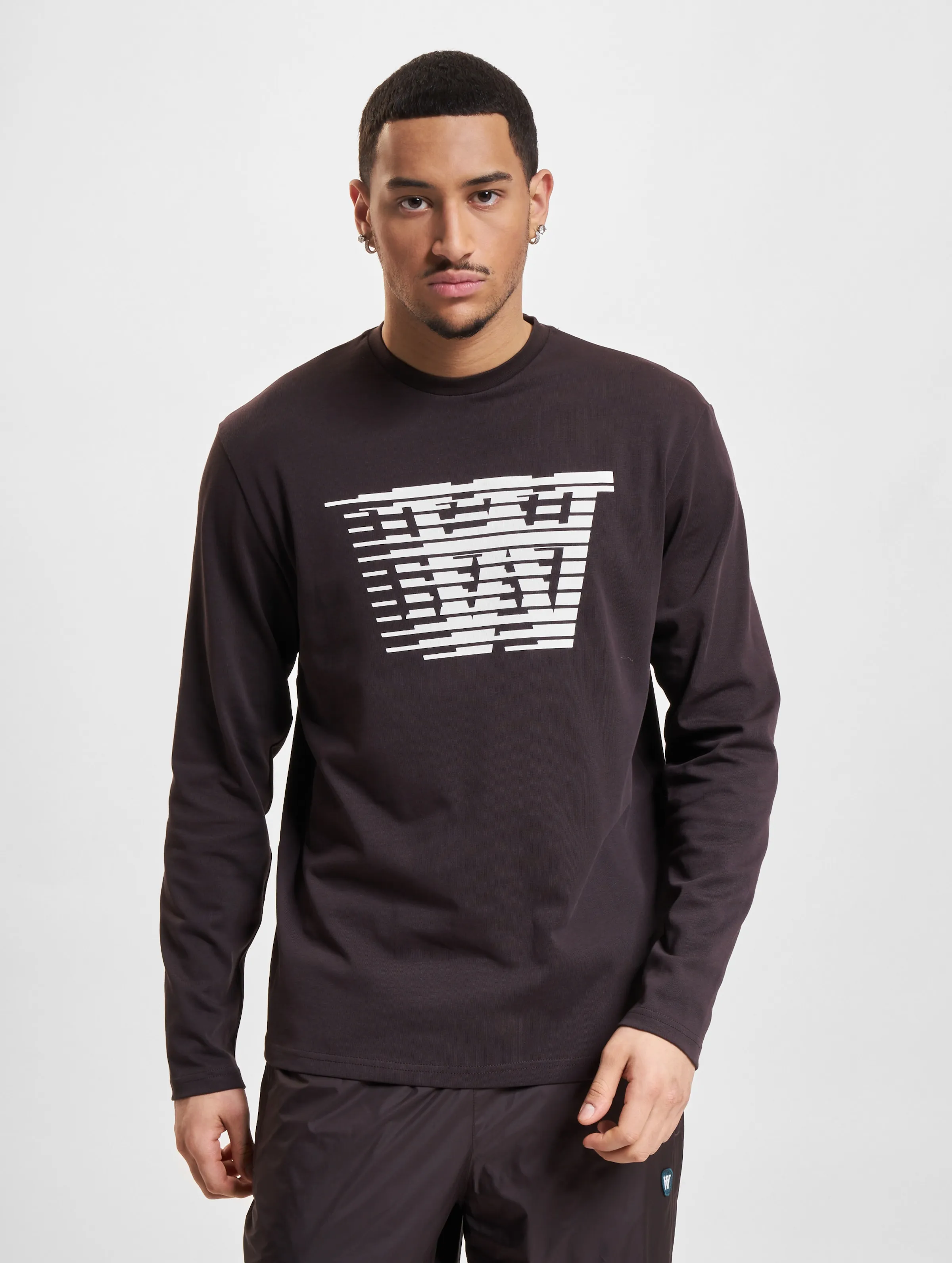 Wood Wood Wood Wood Mel Big Print Longsleeve Gots