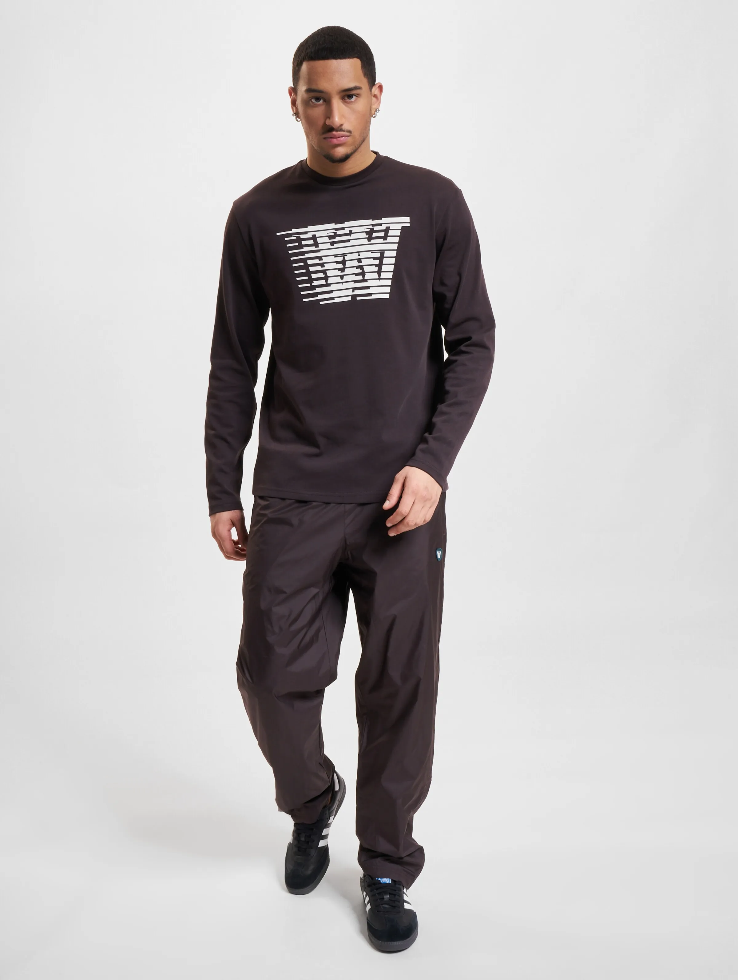 Wood Wood Wood Wood Mel Big Print Longsleeve Gots