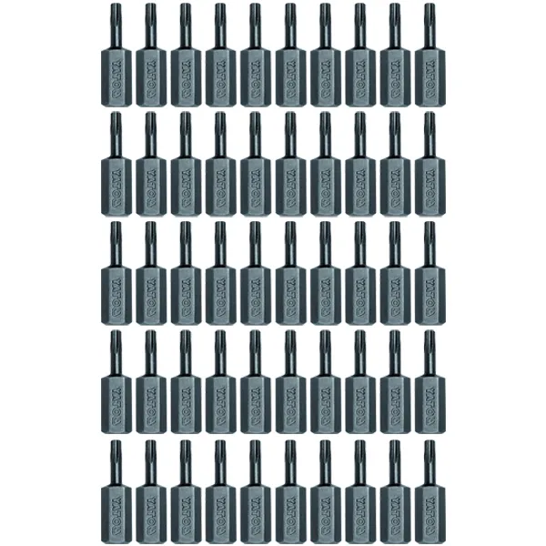 YATO  YT7898  JUEGOCABEZAS DE TORNILLO, PERFIL TX15, 50 PIEZAS