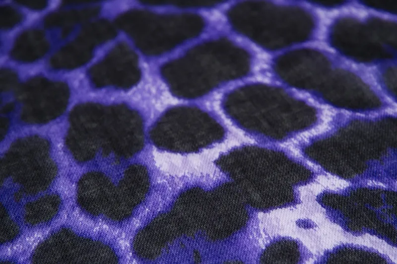 YSL Pañuelo Cachemir Leopardo Print