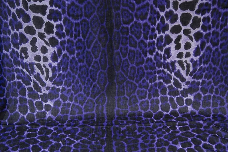 YSL Pañuelo Cachemir Leopardo Print