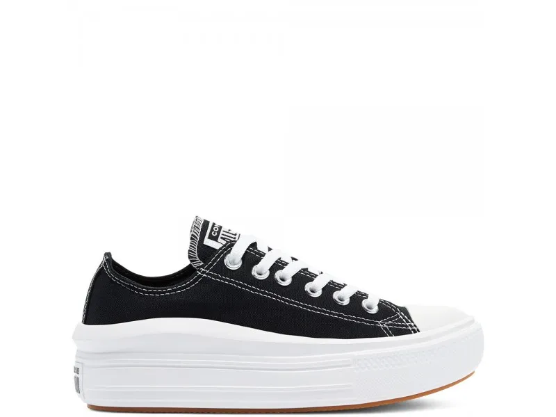 ZAPATILLA CONVERSE CANVAS CHUCK TAYLOR ALL STAR MOVE LOW TOP 570256 EN COLOR NEGRO