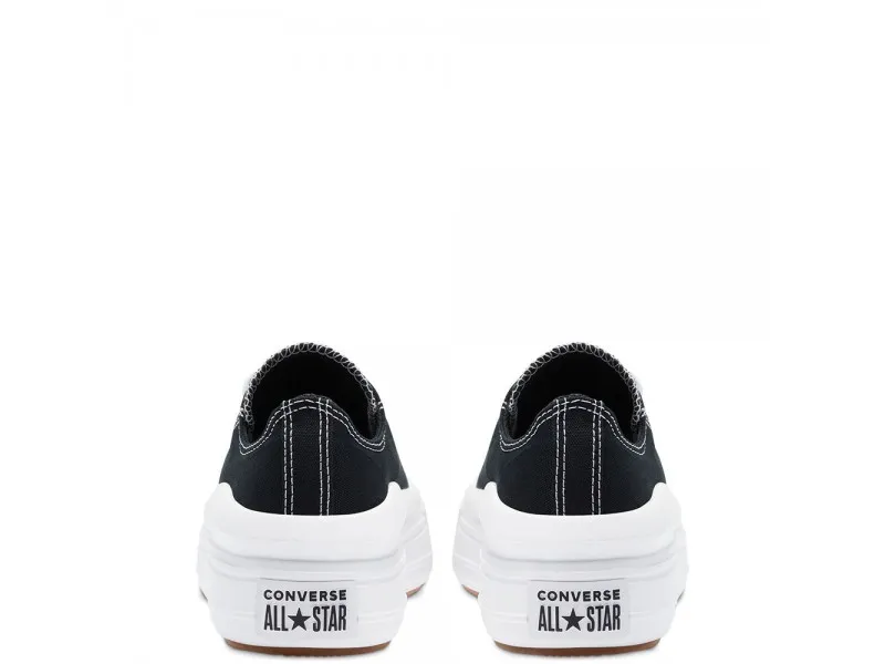 ZAPATILLA CONVERSE CANVAS CHUCK TAYLOR ALL STAR MOVE LOW TOP 570256 EN COLOR NEGRO