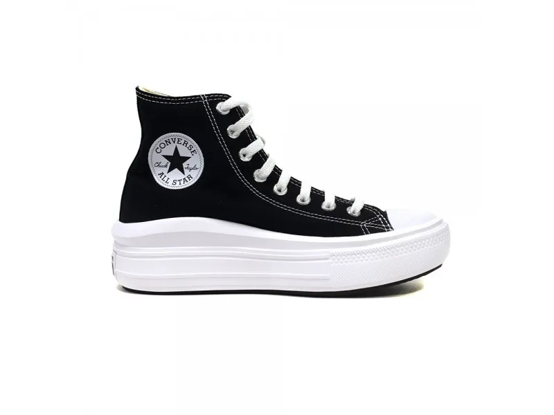 ZAPATILLA CONVERSE CHUCK TAYLOR ALL STAR MOVE HIGH TOP 568497C EN COLOR NEGRO
