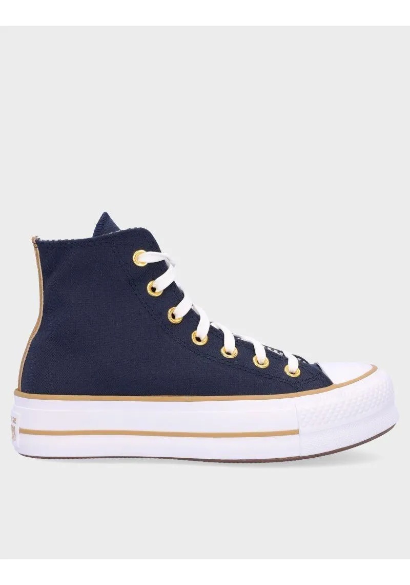 ZAPATILLA CONVERSE PLATFORM HERRINGBONE STRIPE OBSIDIAN WHITE