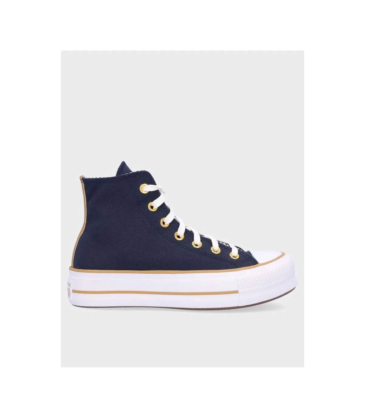 ZAPATILLA CONVERSE PLATFORM HERRINGBONE STRIPE OBSIDIAN WHITE