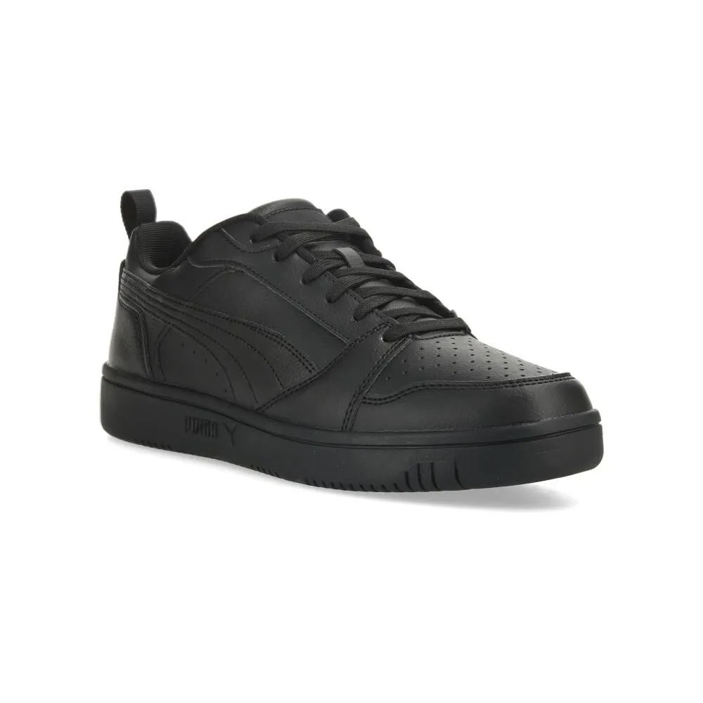 Zapatilla Escolar Unisex Puma Rebound V6 Low Negro