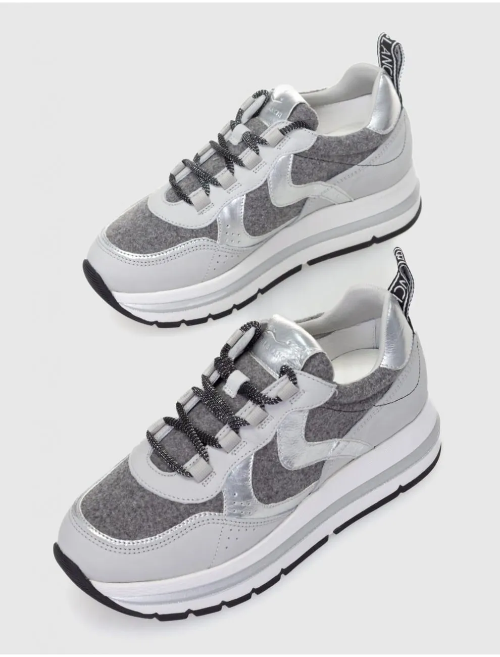 Zapatilla Voile Blanche Marple Plata