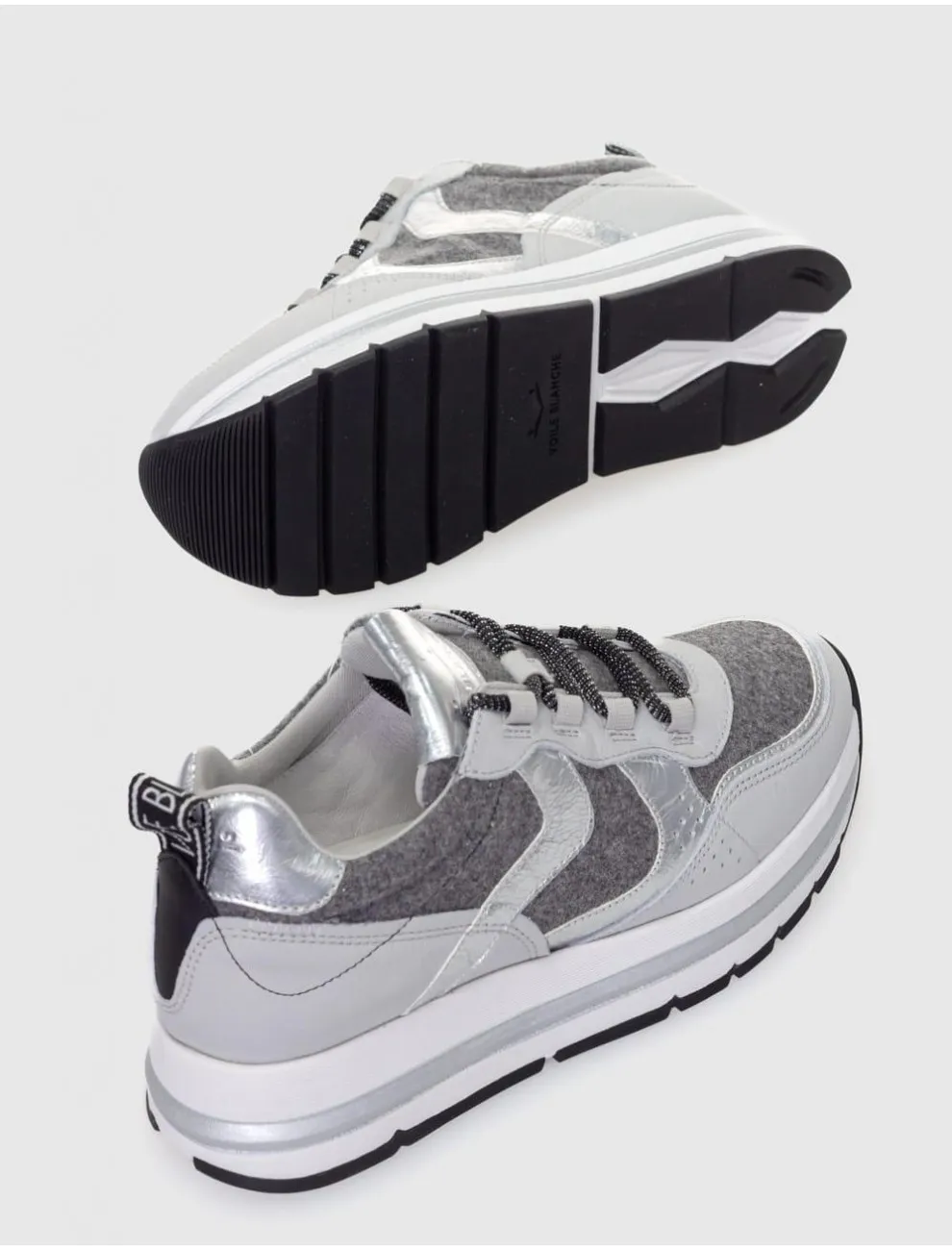 Zapatilla Voile Blanche Marple Plata