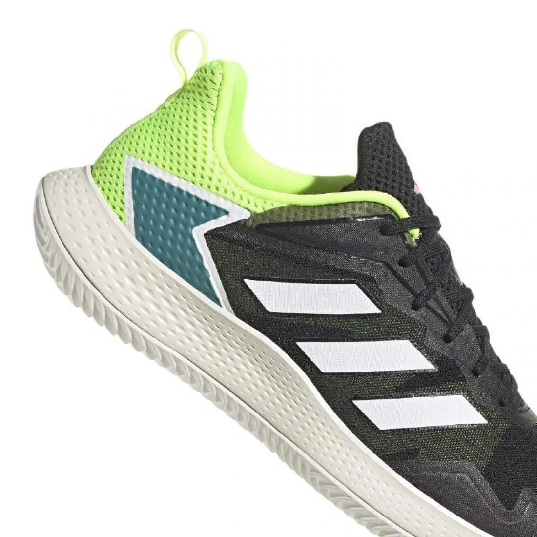 Zapatillas Adidas Defiant Speed Negro Blanco Fluor | Adidas