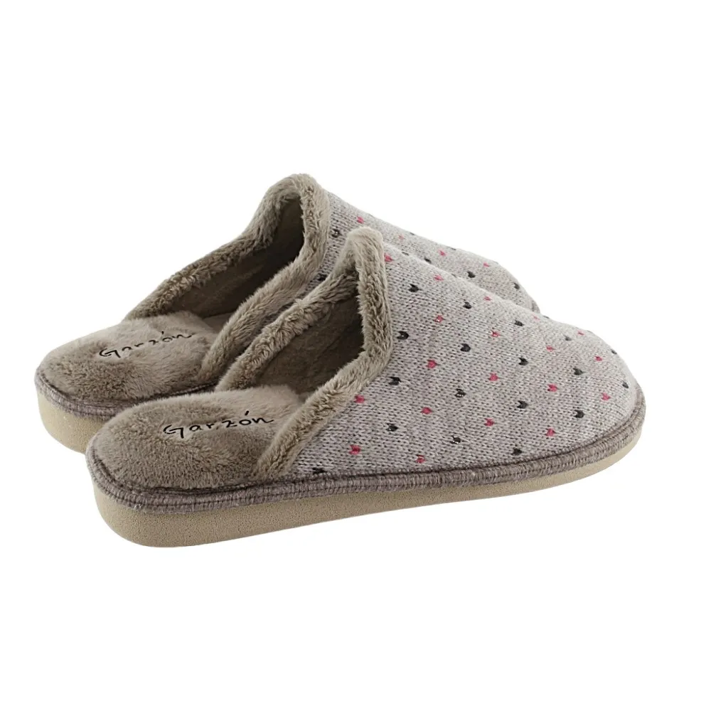 Zapatillas de casa Garzón Riga Taupe