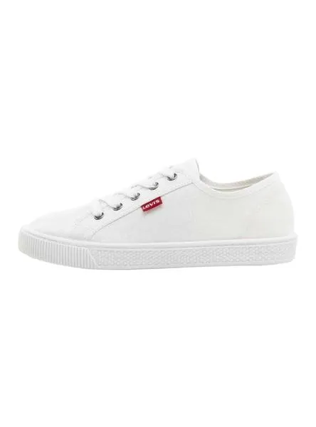 zapatillas levis malibu blanco para mujer