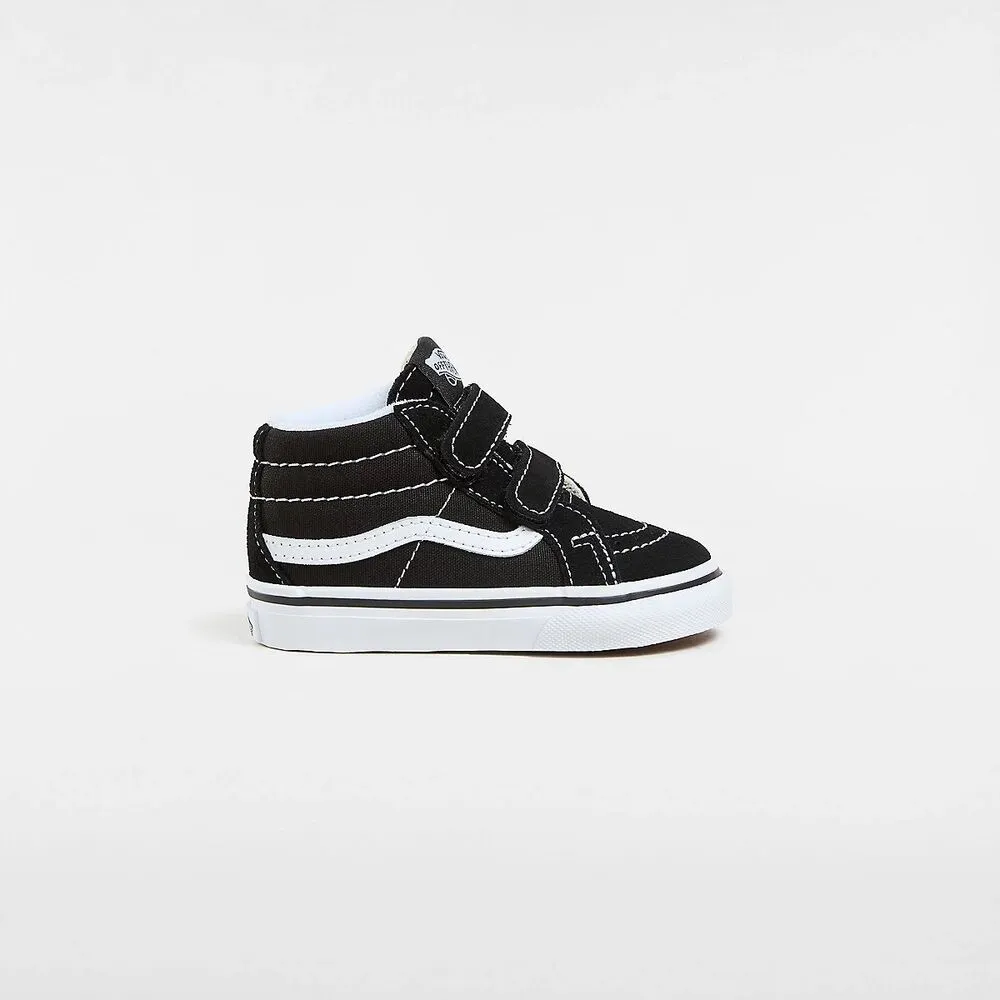 ZAPATILLAS NEGRAS VANS DE BEBé CON CIERRE ADHERENTE SK8MID REISSUE (14 AñOS) 20