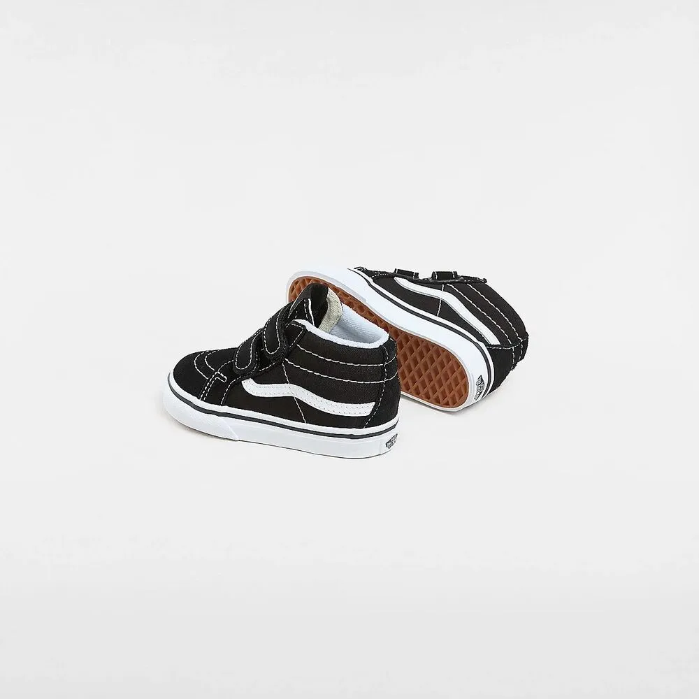 ZAPATILLAS NEGRAS VANS DE BEBé CON CIERRE ADHERENTE SK8MID REISSUE (14 AñOS) 20