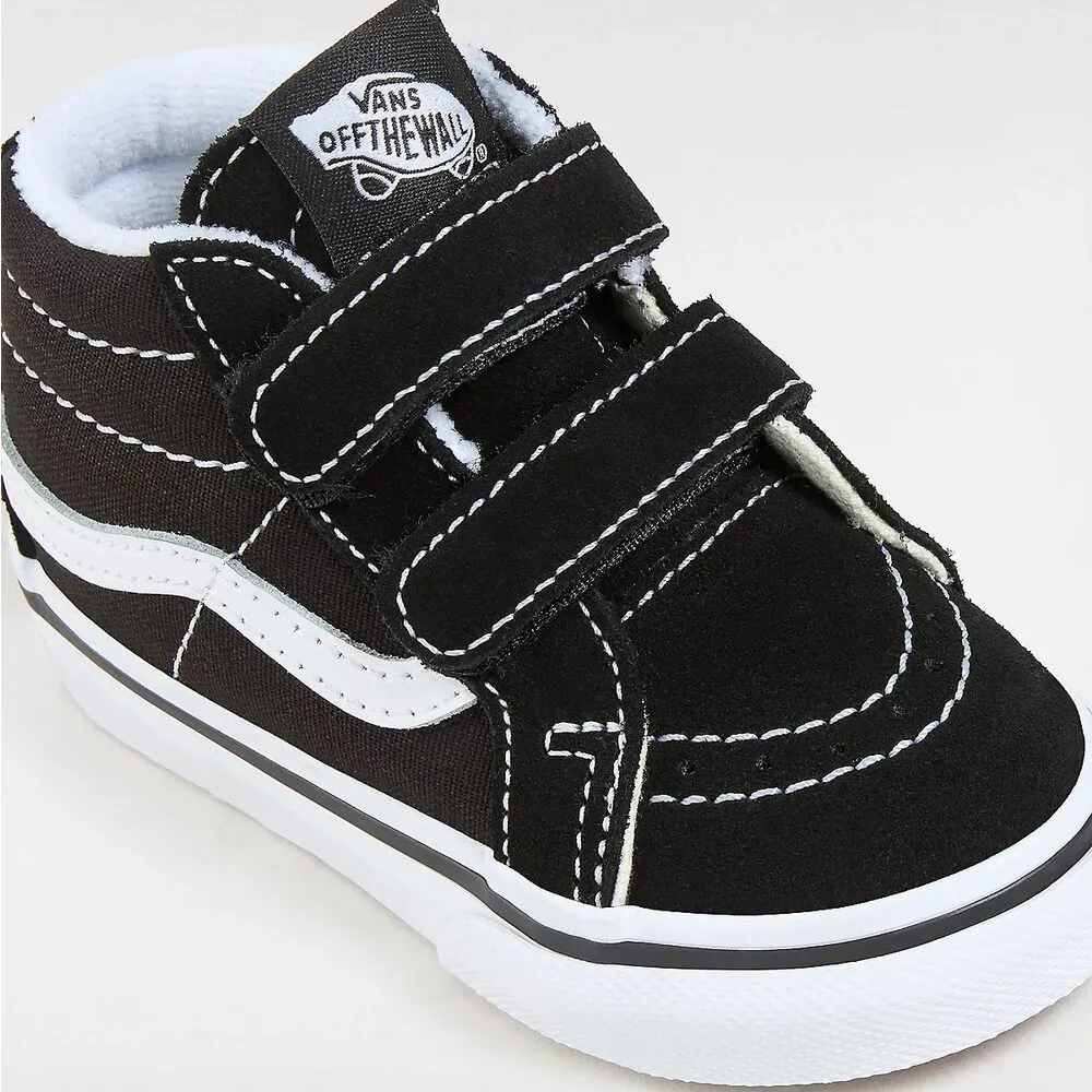 ZAPATILLAS NEGRAS VANS DE BEBé CON CIERRE ADHERENTE SK8MID REISSUE (14 AñOS) 20