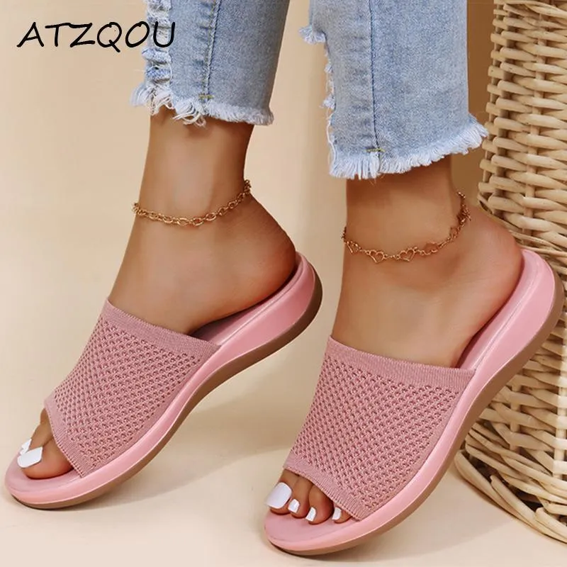 Zapatillas para mujeres zapatillas de verano s planas de zapatillas para exteriores de interior plano para la playa Zapatos Muje