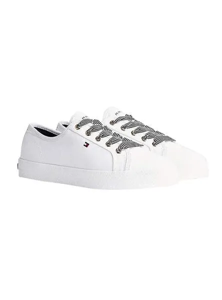 zapatillas tommy hilfiger nautical blanco mujer
