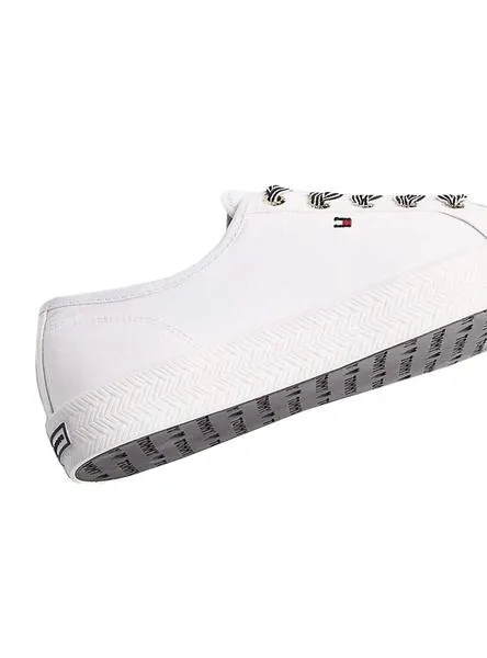 zapatillas tommy hilfiger nautical blanco mujer