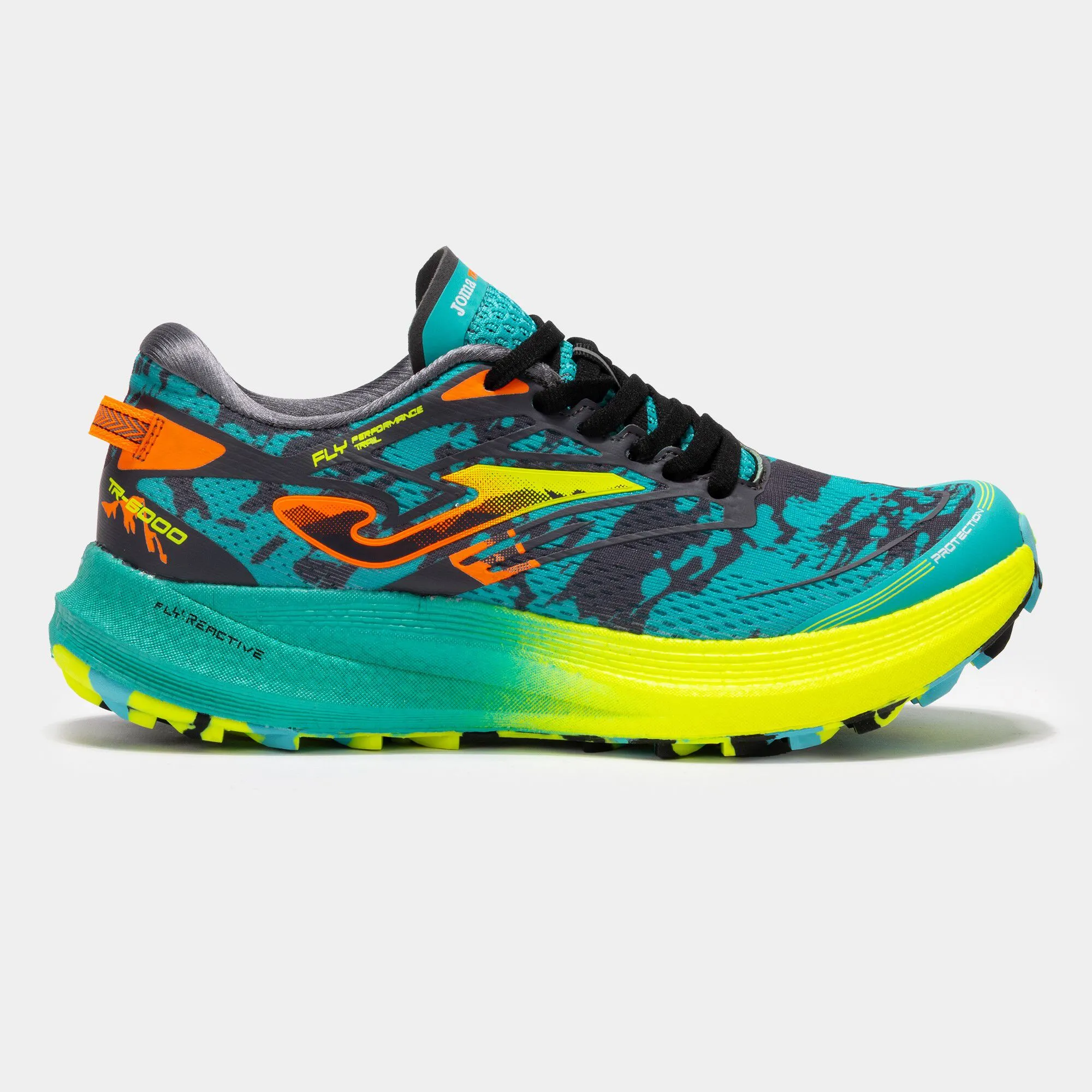 ZAPATILLAS TRAIL TR6000 UNISEX VERDE NEGRO