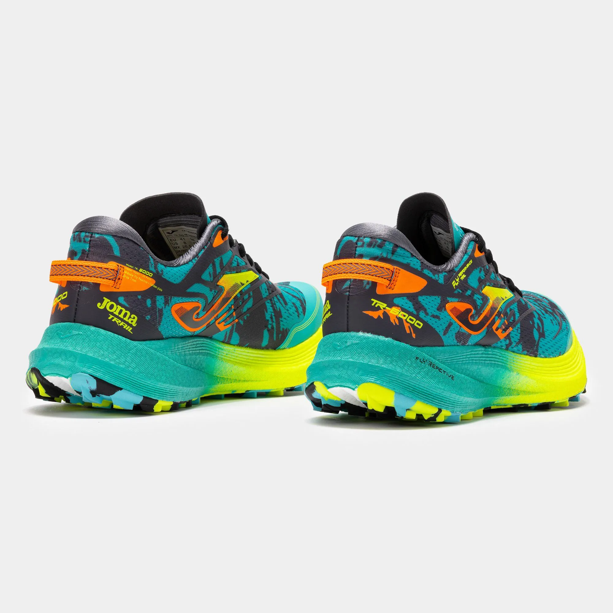 ZAPATILLAS TRAIL TR6000 UNISEX VERDE NEGRO
