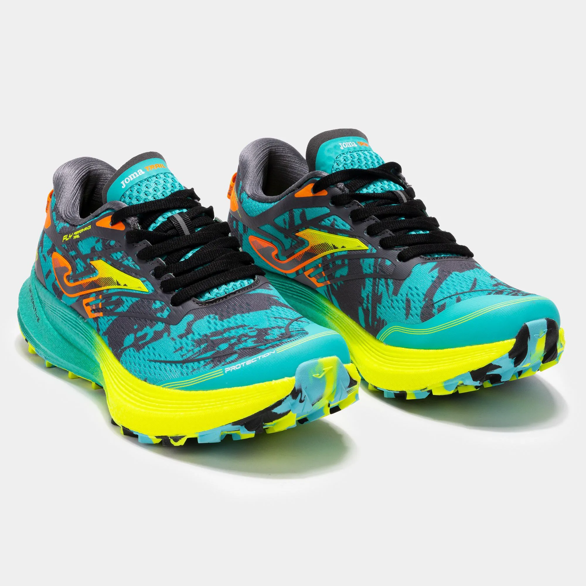 ZAPATILLAS TRAIL TR6000 UNISEX VERDE NEGRO