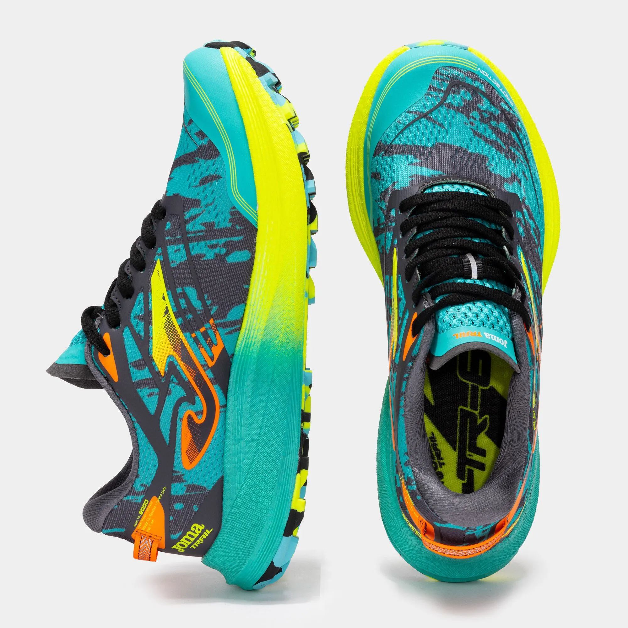ZAPATILLAS TRAIL TR6000 UNISEX VERDE NEGRO