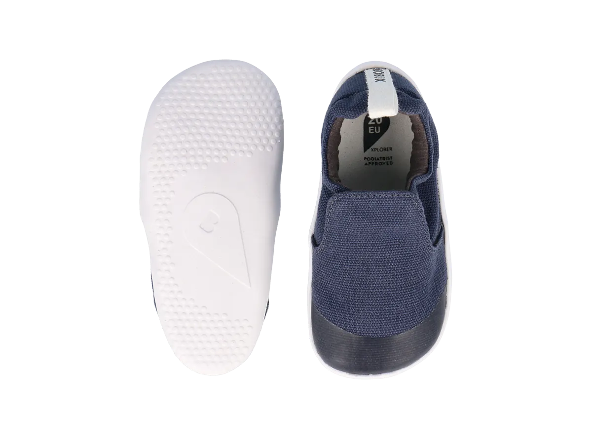 Zapatito de Lona Primeros Pasos Scamp Navy – Bobux