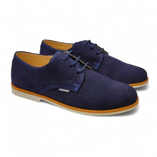 Zapato comunion niño pablosky azul egeo
