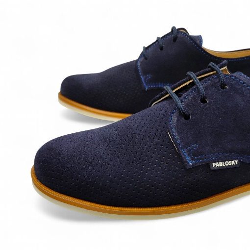 Zapato comunion niño pablosky azul egeo