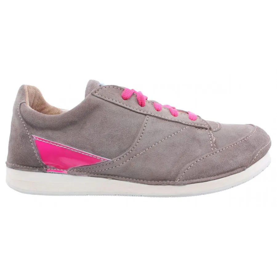 ZAPATOS SNEAKERS MUJERES MOMA GLOVFVG SOFTY SMOG GAMUZA GRIS VINTAGE NUEVA