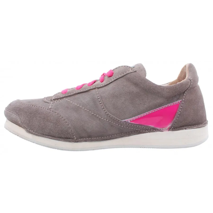 ZAPATOS SNEAKERS MUJERES MOMA GLOVFVG SOFTY SMOG GAMUZA GRIS VINTAGE NUEVA