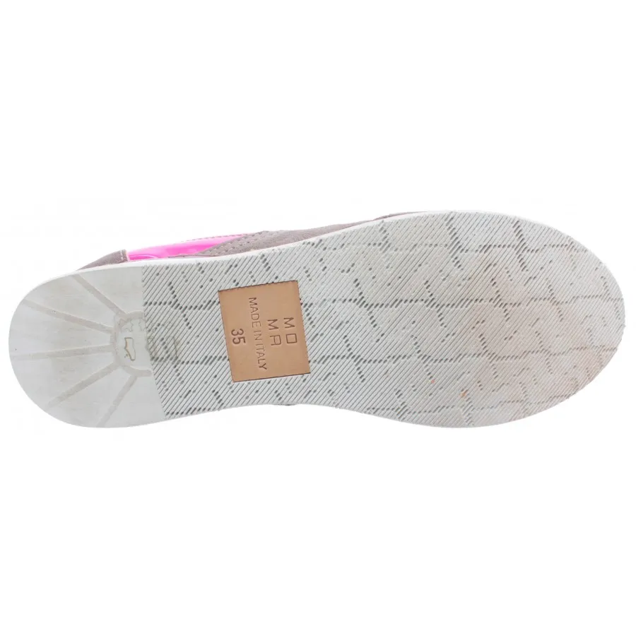 ZAPATOS SNEAKERS MUJERES MOMA GLOVFVG SOFTY SMOG GAMUZA GRIS VINTAGE NUEVA