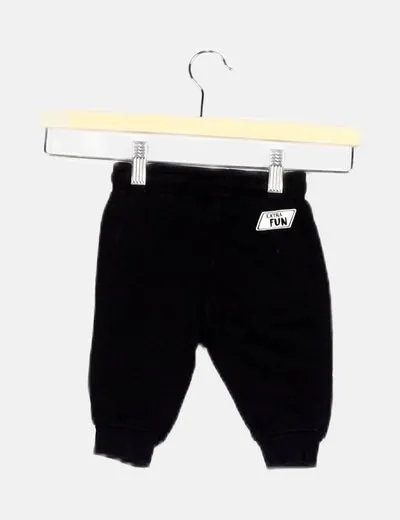 Zara Pantalón jogger negro